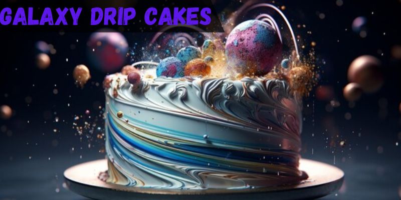 Unleashing the Cosmic Splendor: The Allure of Galaxy Drip Cakes